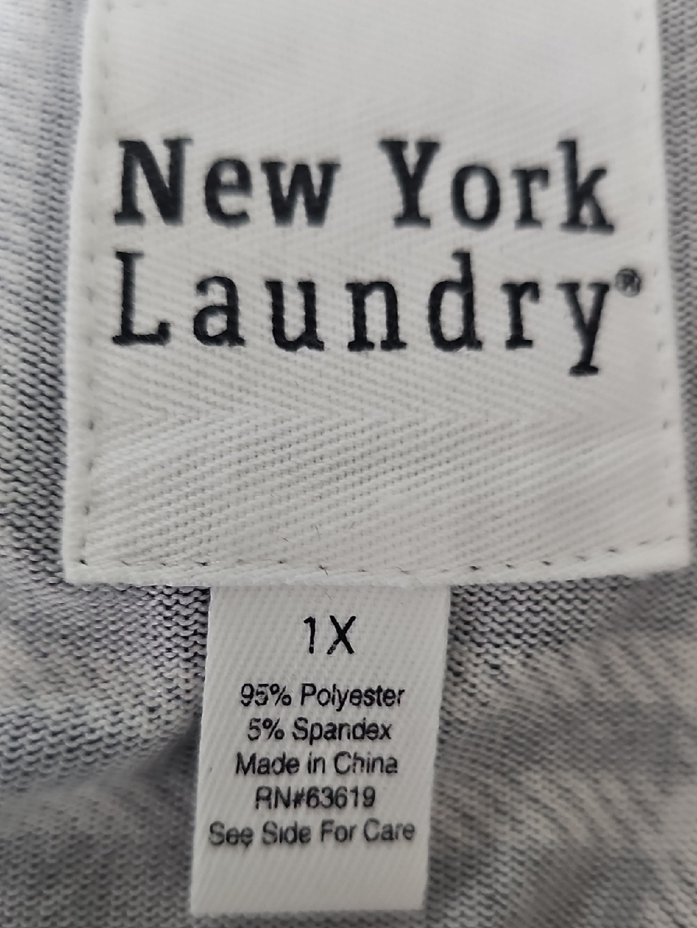 New York LaundryWomens' Black & White Plaid Button-Front Shirt - Picture 5 of 5